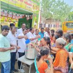 துத்துக்குடியில் கருணாநிதி பிறந்த நாளையொட்டி கலைஞர் சிலைக்கு அமைச்சர் கீதாஜீவன், மேயர் ெஜகன் பொியசாமி ஆகியோர் மாலை அணிவித்து மரியாதை செய்தனர்.