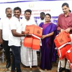 உதயநிதி ஸ்டாலின்,கனிமொழி எம்பி, அமைச்சர் நேரு – மூத்த தலைவர்களின் வாழ்த்து பெற்றாா் வசந்தம் ஜெயக்குமார்